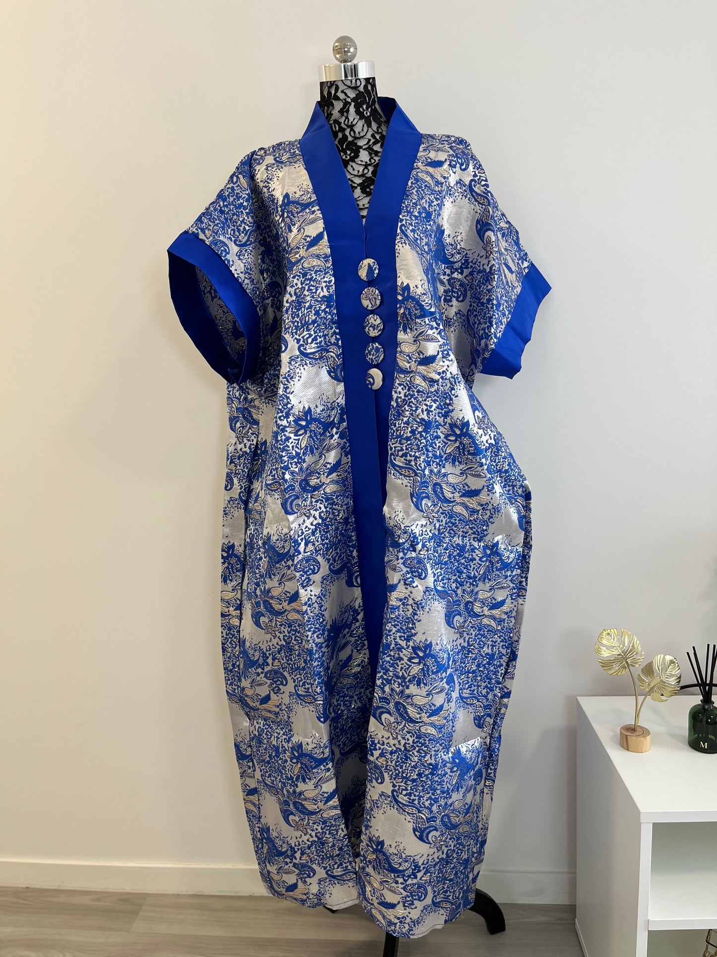 Boubou brocard - Bleu